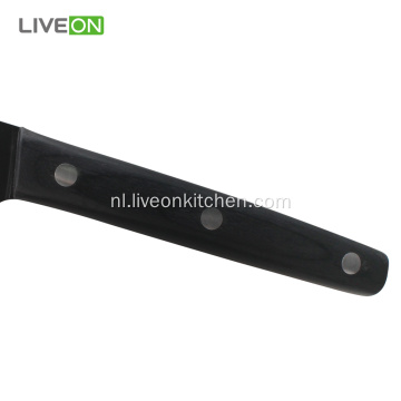 3.5 Inch Black Paring Knife met houten handvat